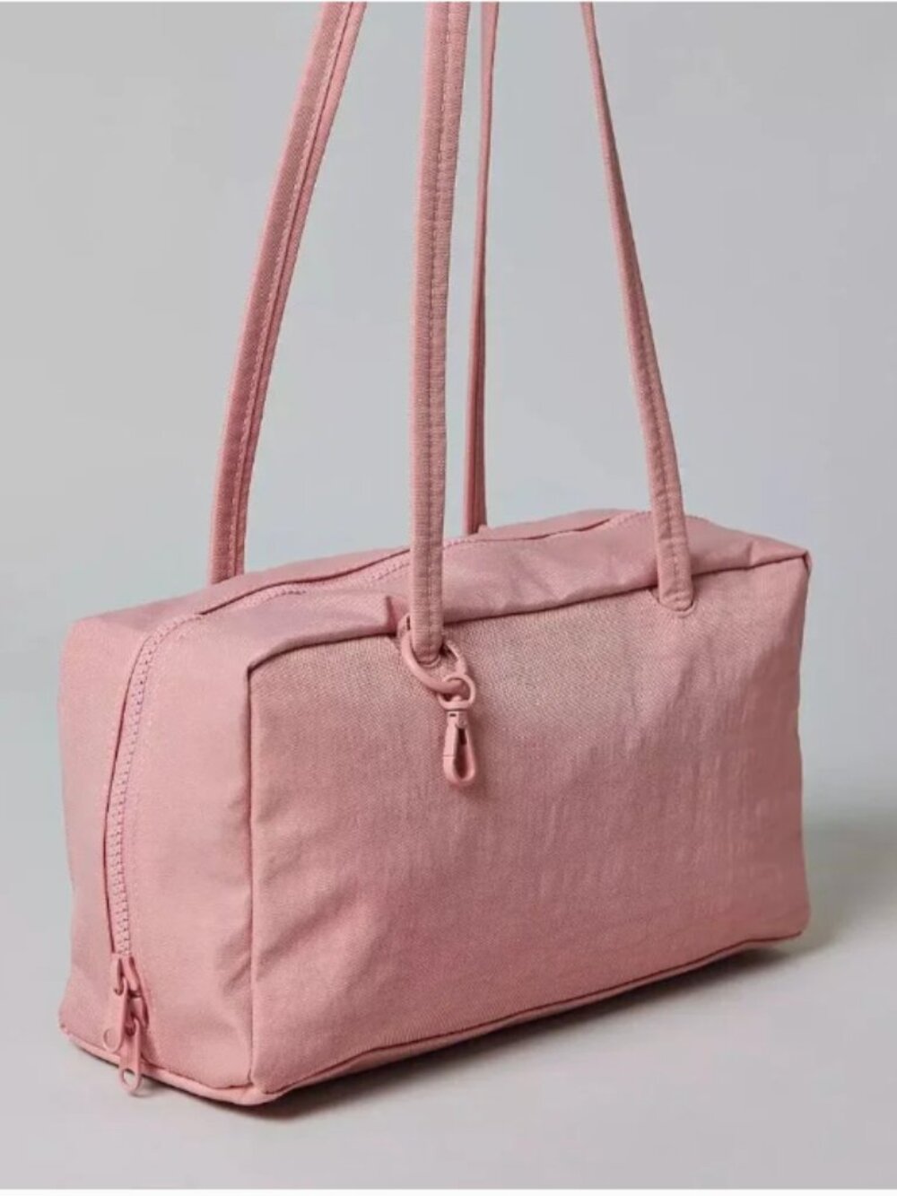 NWT Baggu Regular Nylon Bowler Bag - Rose Tan